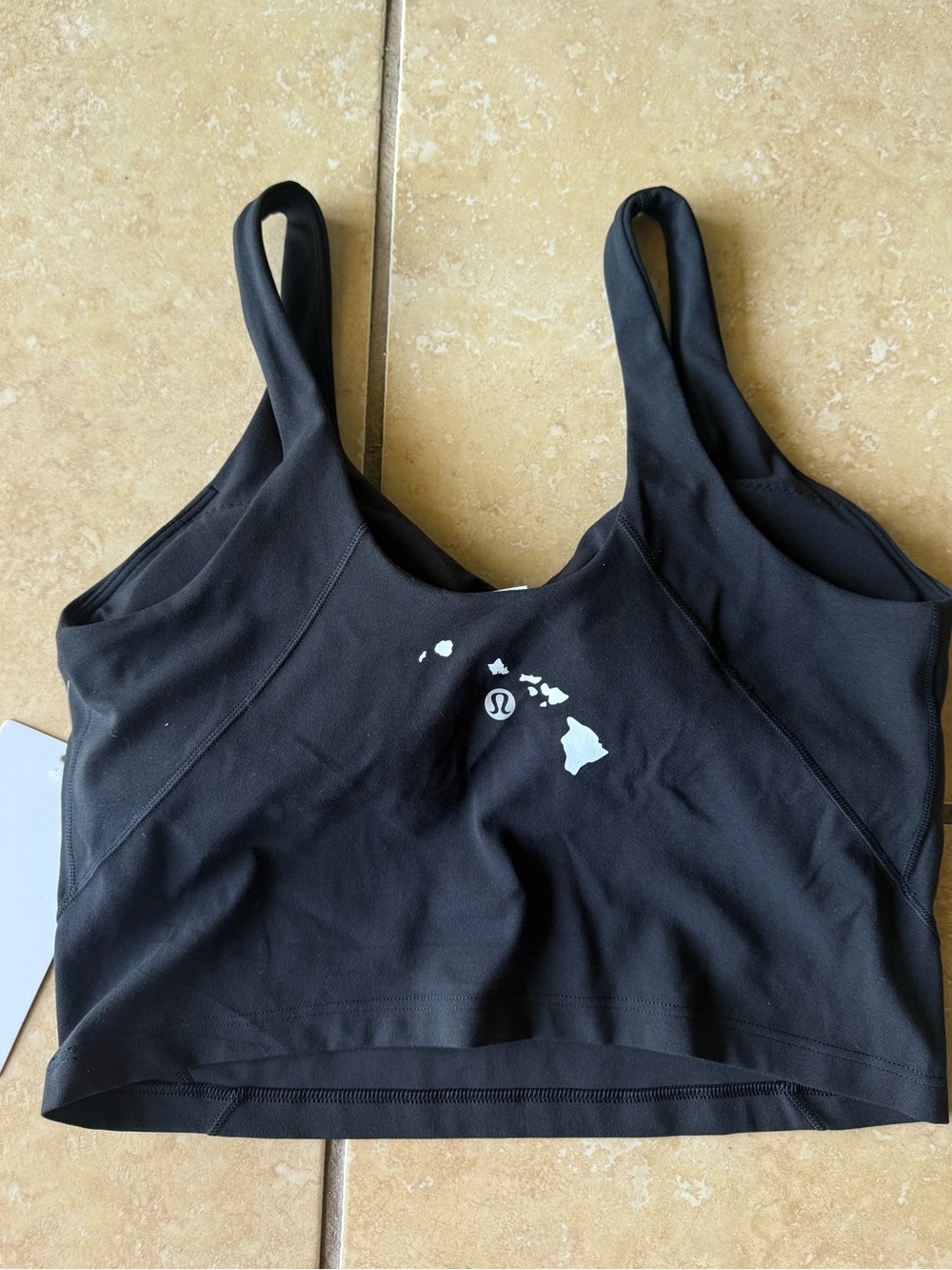 NWT Lululemon Hawaiian Islands Hawaii Edition Black Align Tank size 10